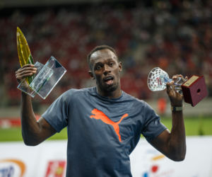 Usain Bolt podczas Memoriału Kamili Skolimowskiej