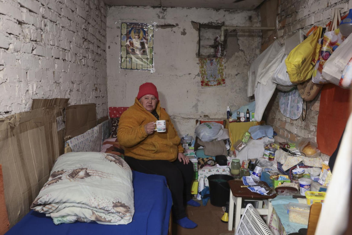 Orichiw w obwodzie zaporoskim na Ukrainie po ataku Rosjan