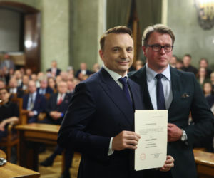 Zaprzysiężenie Gibały. Emocje sięgały zenitu