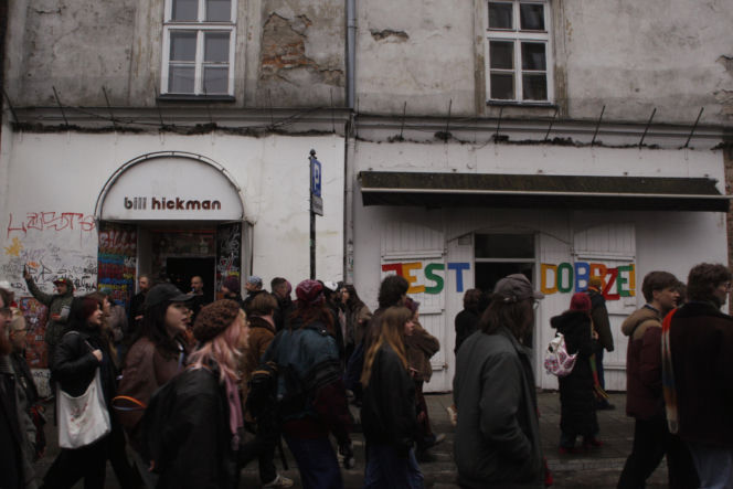 Protesty na krakowskim Kazimierzu w obronie kamienic