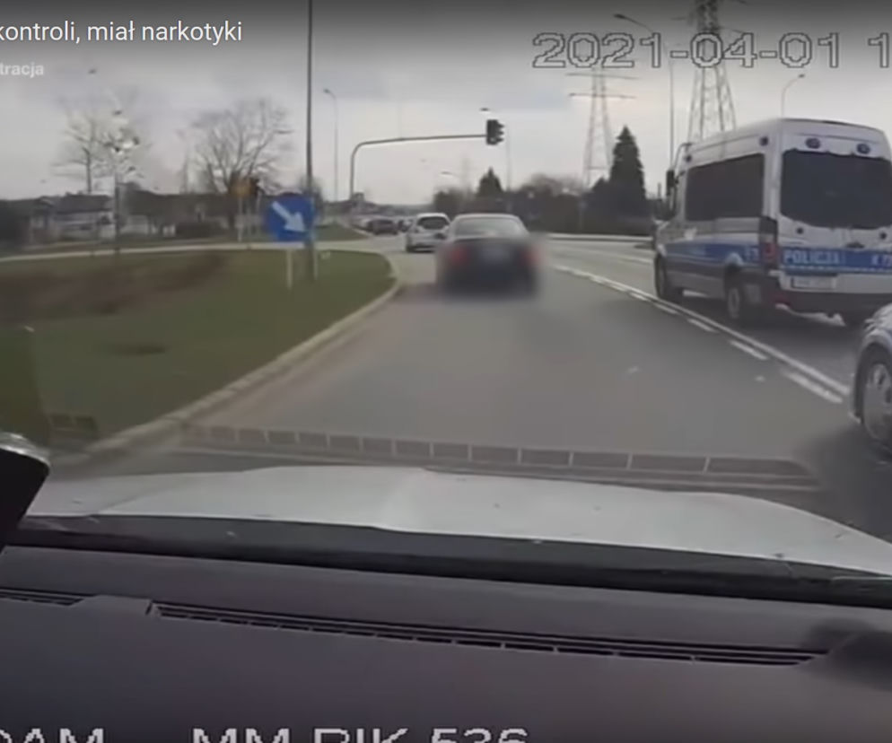 Nagranie z POŚCIGU wbija w fotel. GNAŁ przez A4,  uciekał od wioski k. Przemyśla do Rzeszowa! [WIDEO]
