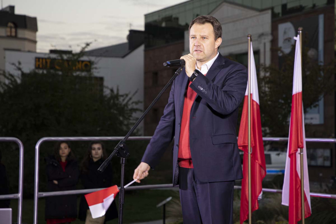 Opole zostaje w Unii. Protest na pl. Wolności [niedziela 10.10.2021]