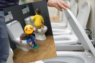 Koszmar każdego rodzica? Zaliczyli zabawną wpadkę w sklepie budowlanym i pochwalili się nią w sieci