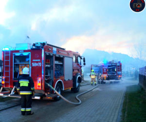 Pożar domu w Kędzierówce