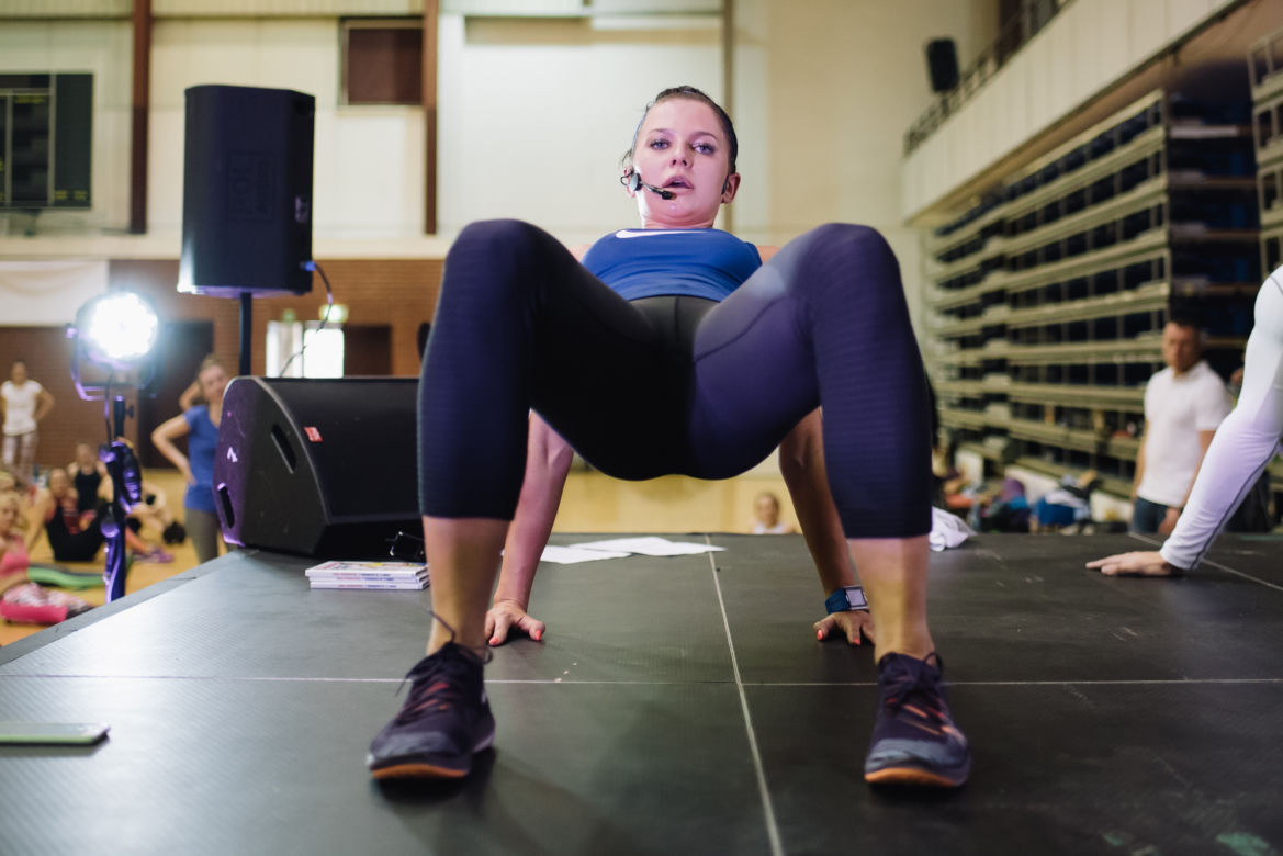 Trening Anny Lewandowskiej w 2016 roku