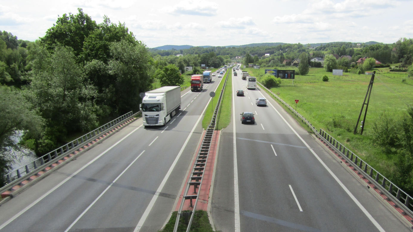 Trasa "zakopianka" i jej okolice