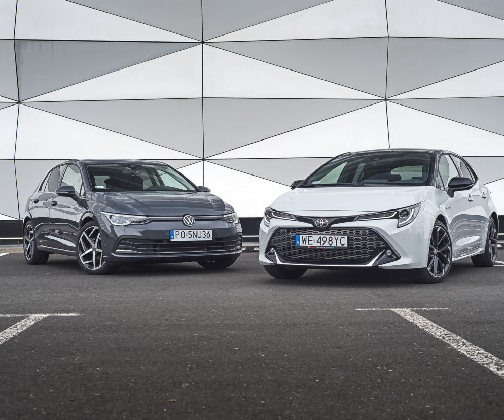 Toyota Corolla GR Sport 2.0 Hybrid Dynamic Force 184 KM e-CVT vs. Volkswagen Golf 8 1.5 eTSI 150 KM Style DSG7