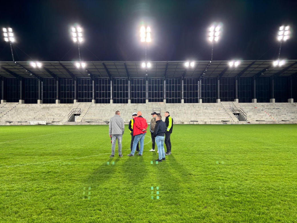Oświetlenie stadionu przy ul. Kilińskiego w Nowym Sączu 