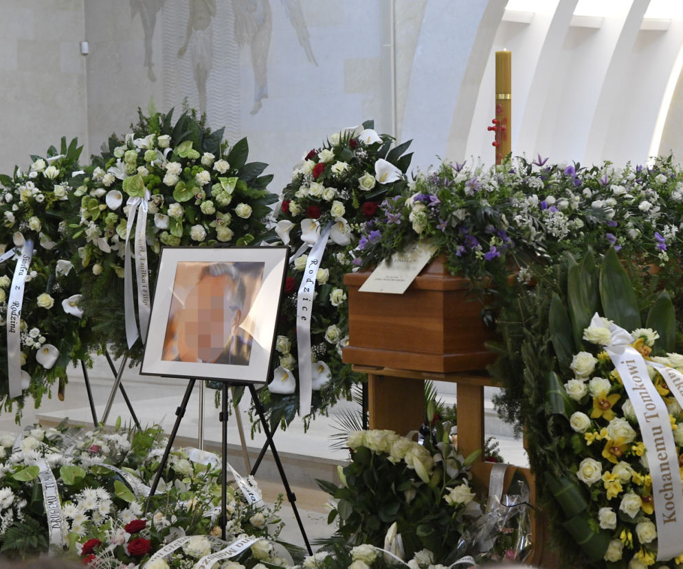 Ostatnie pożegnanie Tomasza, który zginął rozjechany przez szaleńca pod Tarczynem