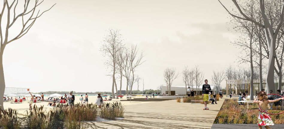 Plaża miejska w Giżycku 