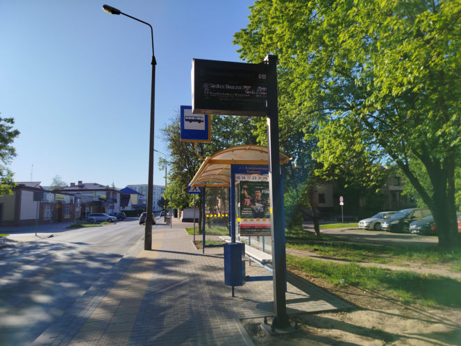 Tablice informacji dynamicznej dla pasażerów autobusów MPK w Siedlcach powstają w różnych punktach miasta