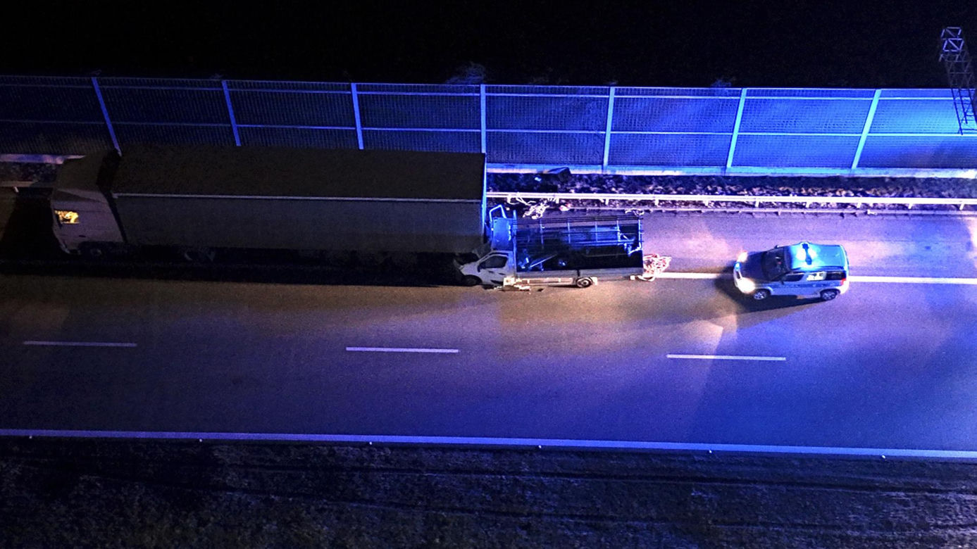 Wypadek na autostradzie A2