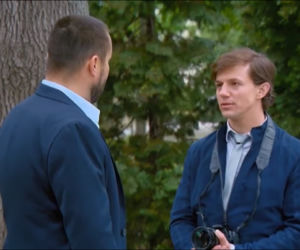 Barwy szczęścia, odcinek 2124: Tadeusz (Jakub Mróz), gangster Miras (Rafał Iwaniuk)