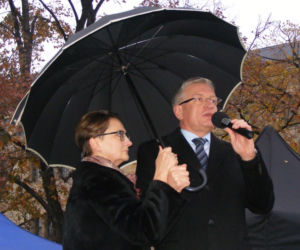 Czarny i biały protest w Poznaniu