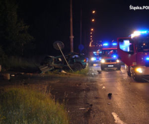 Koszmarny wypadek na DW910 w Będzinie. Dwie osoby nie żyją. Nie mieli szans