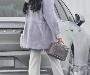 Justyna Steczkowska boso na śniegu