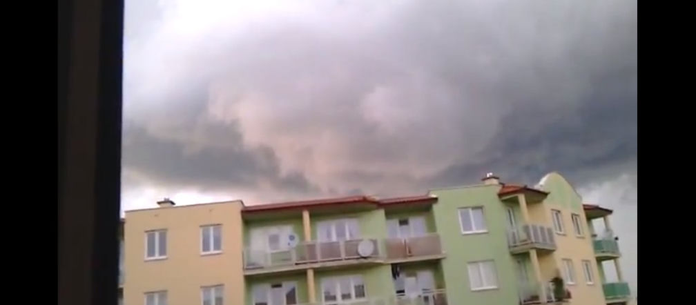 Trąba powietrzna nad Kaliszem 2011