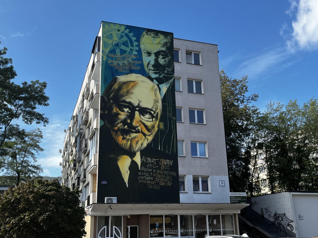 Nowy mural przy Marii Skłodowskiej-Curie 8 w Białymstoku
