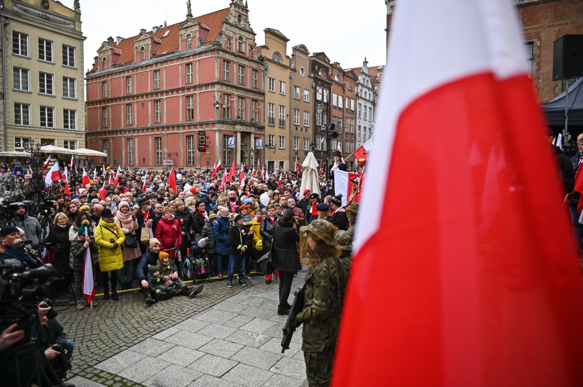 Gdańsk: Mieszkańcy świętują niepodległość