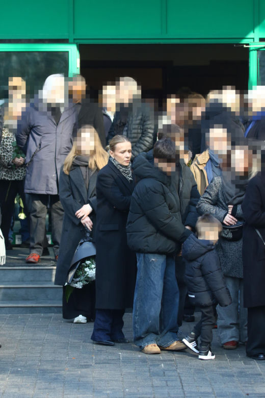 Pogrzeb Mirosława Krawczyka w Gdańsku: Aneta Zając i Mikołaj Krawczyk
