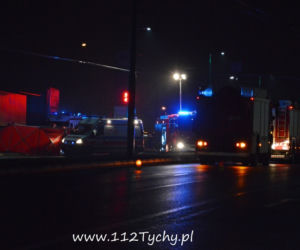 Wypadek na towarowej w Tychach
