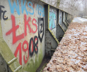Tak teraz wygląda dawny most kolejowy na Czyżkówku. Kiedyś jeździły tędy pociągi