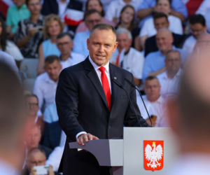 Marta Nawrocka na rocznicy zaprzysiężenia męża