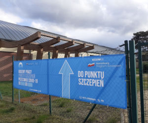 Punkt szczepień przy kortach w Toruniu