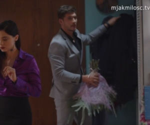 M jak miłość. Iza (Adriana Kalska), Marcin (Mikołaj Roznerski)