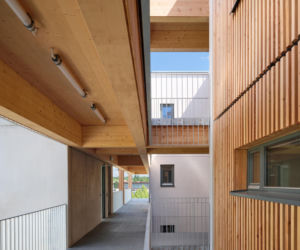 Drewniana mieszkaniówka w czeskim Zdarze