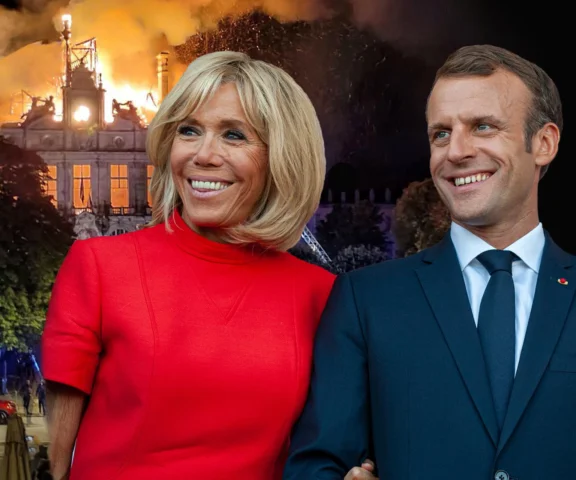 Francja płonie, a Macronowie tańczą na koncercie