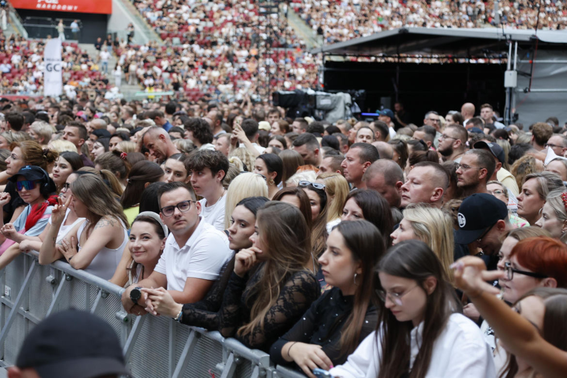Koncert Jennifer Lopez w Warszawie (25.07.2025) - część druga. Organizatorem koncertu jest Prestige MJM