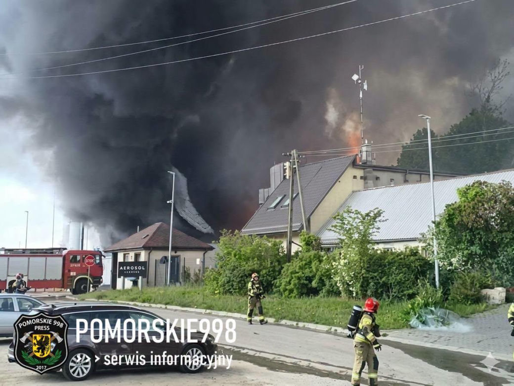 Pożar aerosol