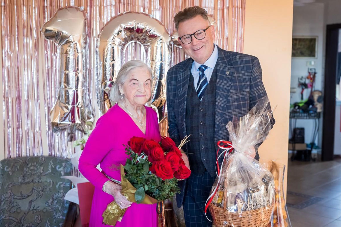 Piękny jubileusz pani Kunegundy! Seniorka z Barcina świętowała 101. urodziny