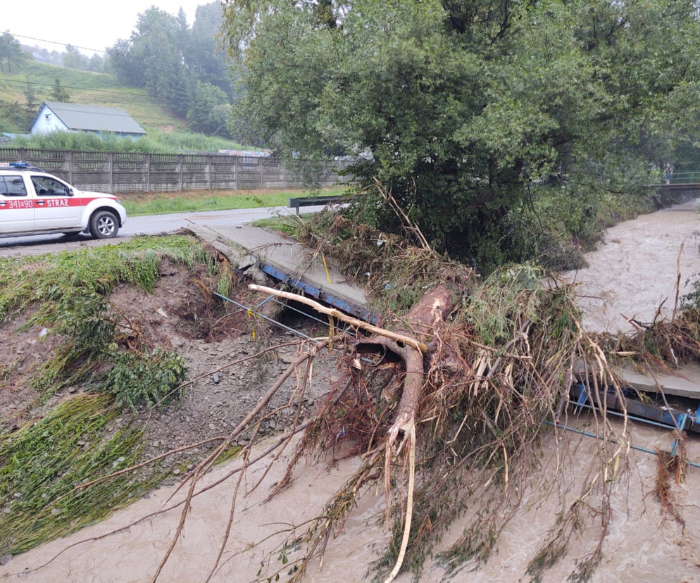 Żywioł spustoszył Sądecczyznę. Nowy Sącz i Łącko błyskawicznie zalane