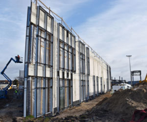 Budowa stadionu w Szczecinie - luty 2020