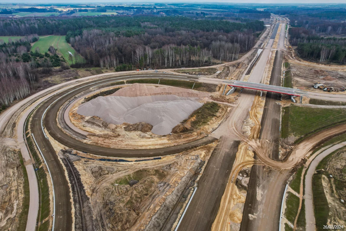 Budowa autostrady A2 Kałuszyn - Groszki