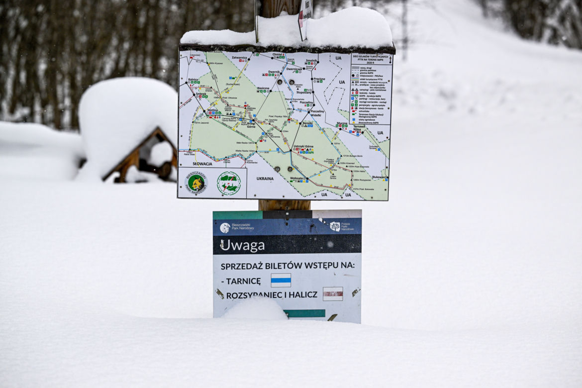 Bieszczady pod śniegiem