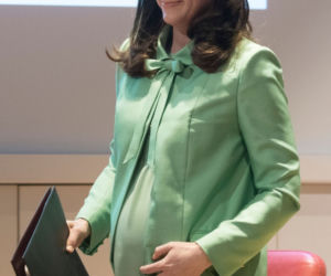 Księżna Kate Middleton w ósmym miesiącu ciąży