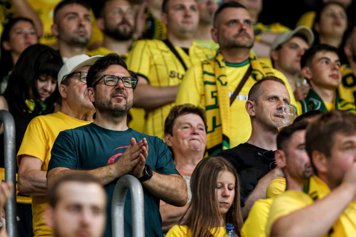 Zdjęcia kibiców z meczu GKS Katowice - MSK Żilina