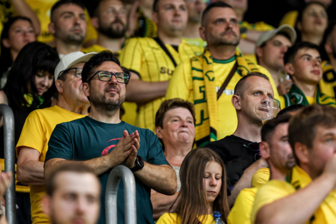 Zdjęcia kibiców z meczu GKS Katowice - MSK Żilina