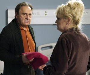 Barwy szczęścia odc. 2630. Małgorzata (Adrianna Biedrzyńska), Jerzy (Bronisław Wrocławski)