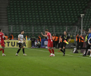 Legia - Widzew: awantura podczas meczu