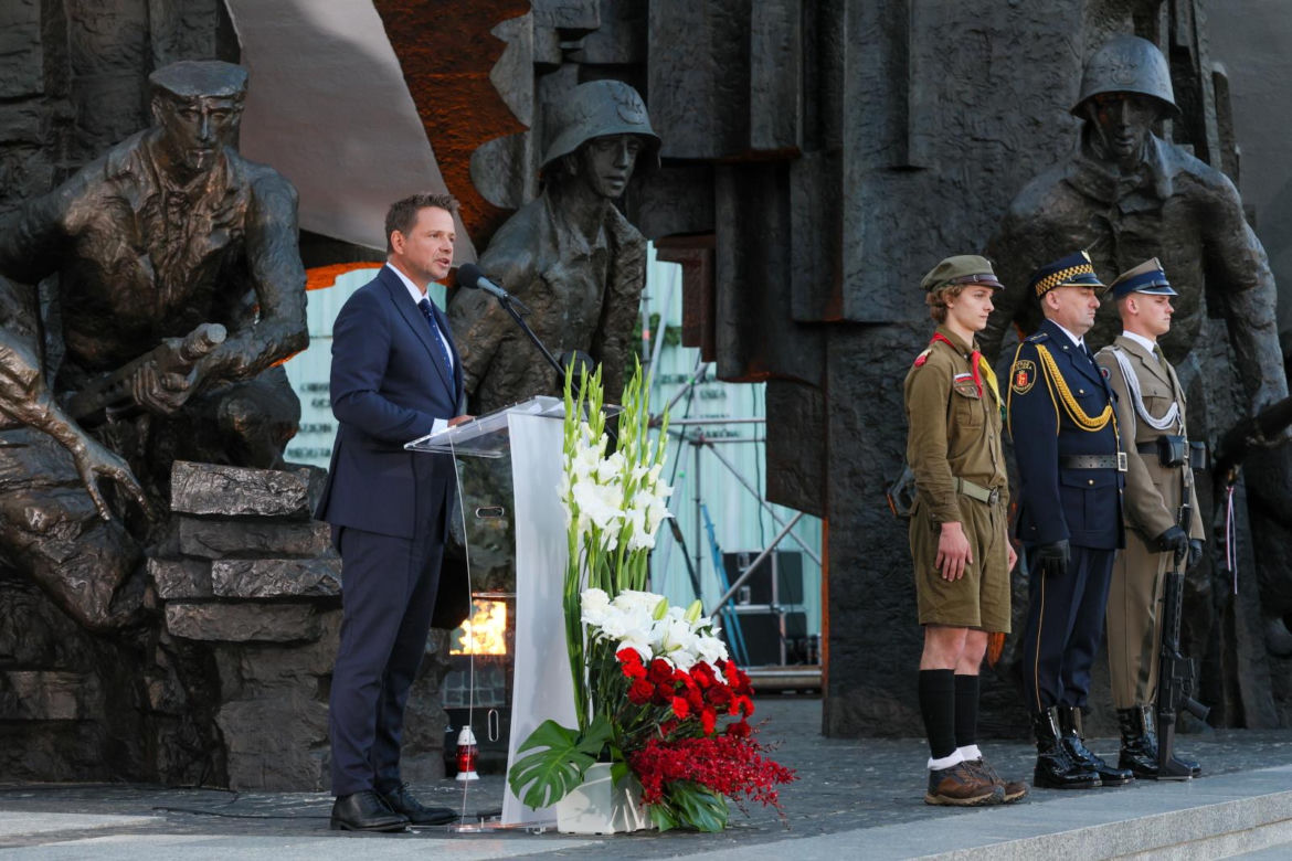 81. rocznica Powstania Warszawskiego. Uroczystość na pl. Krasińskich (31.07.2025)