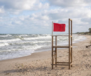 Sinice Stegna. Czy w Stegnie można się kąpać 14.07? Flaga, warunki pogodowe