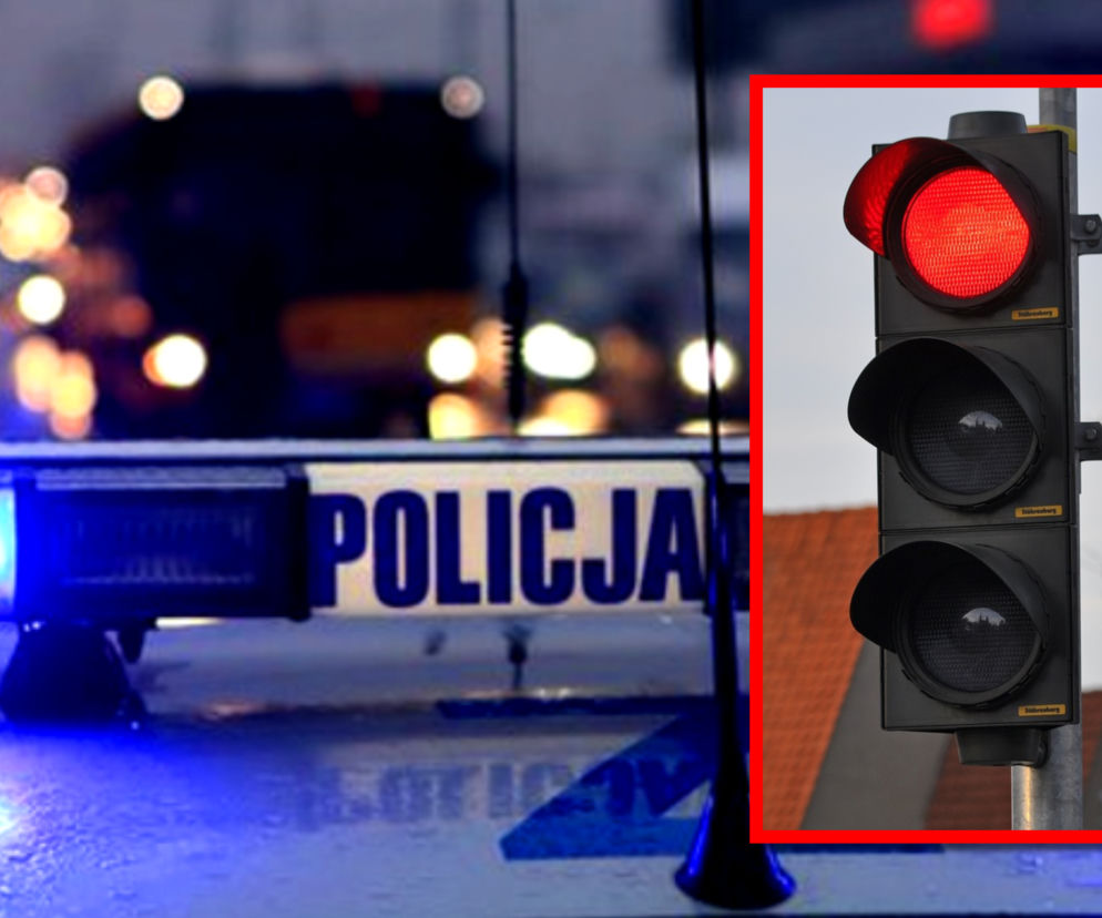 Przejechał na czerwonym świetle, na widok policji rzucił się do ucieczki. Pościg pod Świdwinem