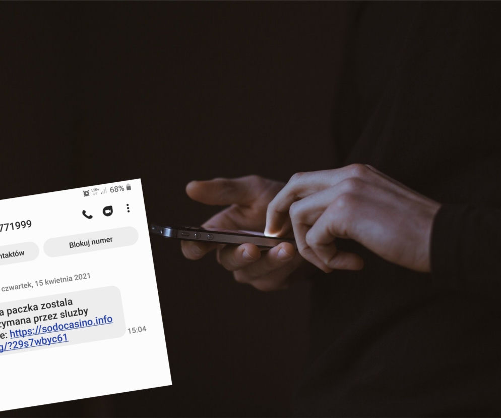 Dostałeś SMS-a, że paczka została zatrzymana przez służby celne? Uważaj, to oszustwo!
