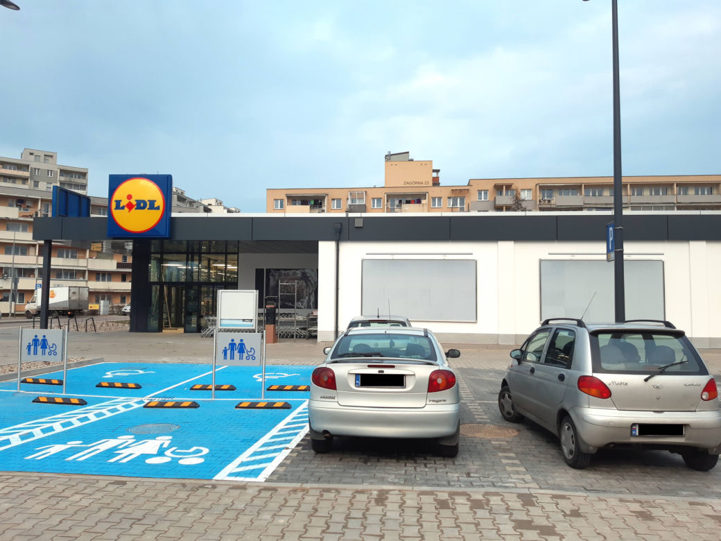 Nowy Lidl w Białymstoku na Wysokim Stoczku - ul. Antoniuk Fabryczny