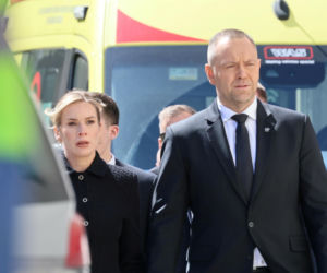 Ból, rozpacz, łzy. Poruszające sceny na pogrzebie Łukasza Litewki