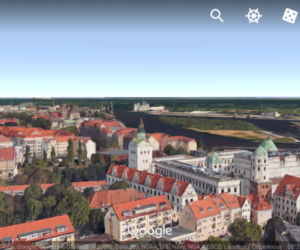 Trójwymiarowy Szczecin w Google Earth